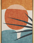 Modern Abstract Framed Canvas - From Where - 