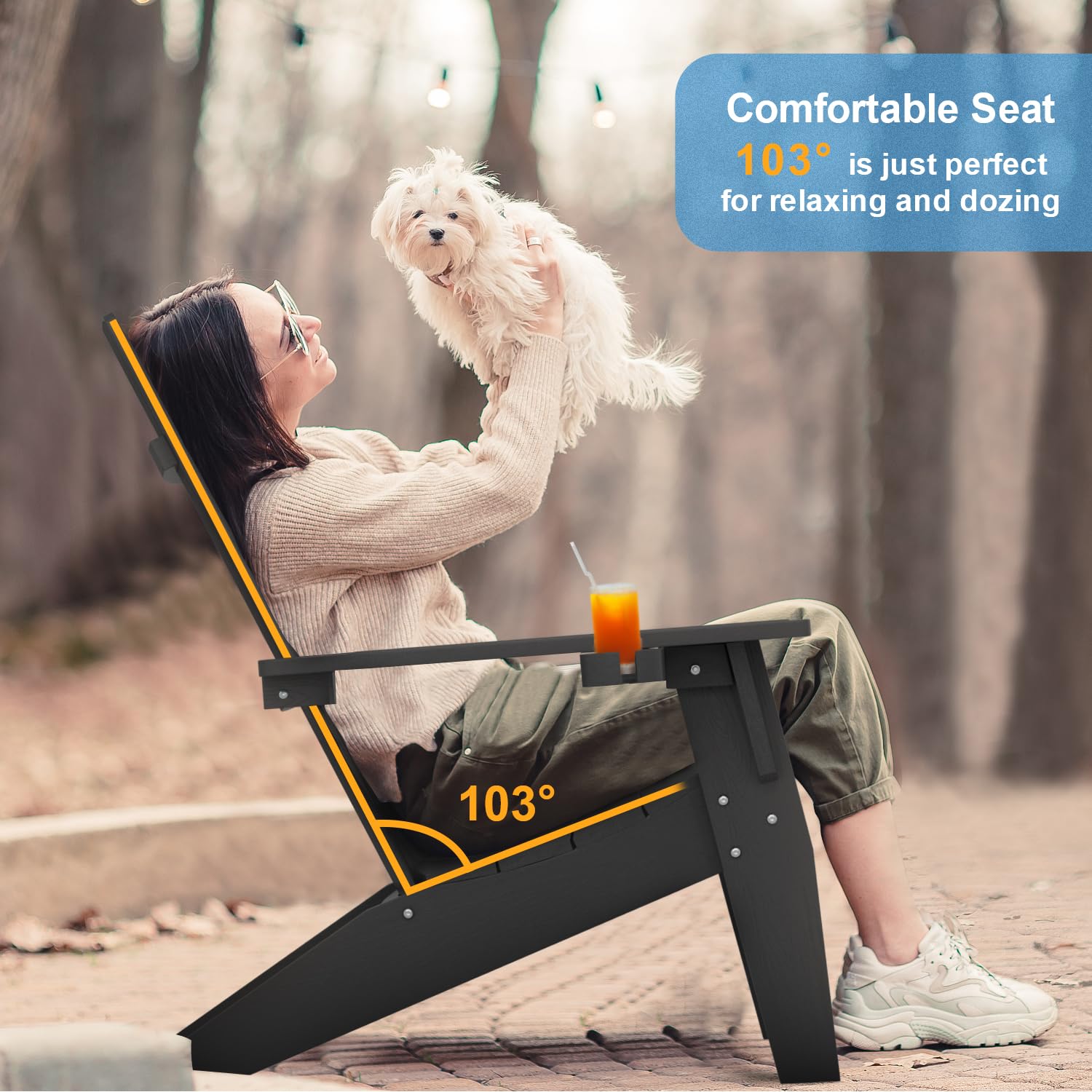 Modern Adirondack Chairs (Set of 4) - From Where - 