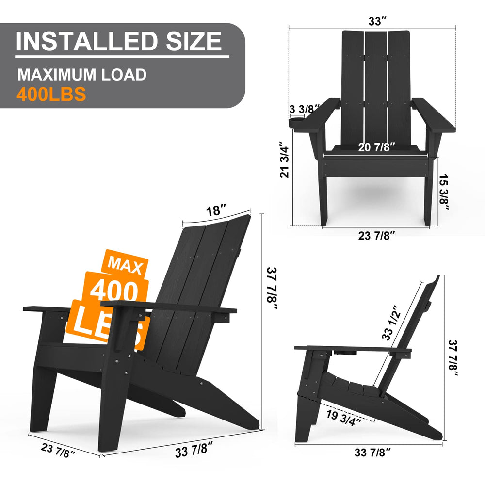 Modern Adirondack Chairs (Set of 4) - From Where - 