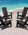 Modern Adirondack Chairs (Set of 4) - From Where - 