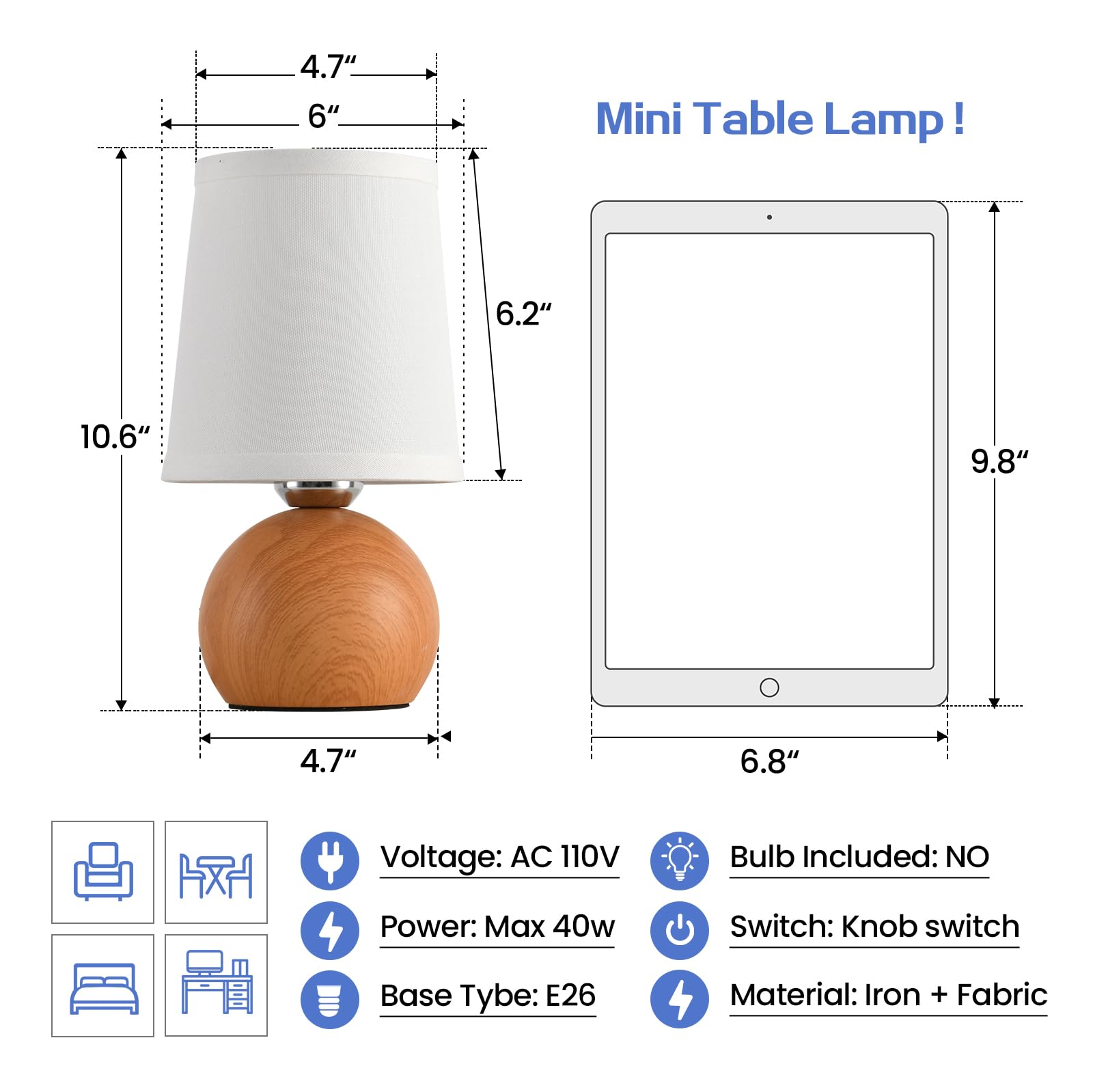 Modern Bedside Table Lamp - From Where - 