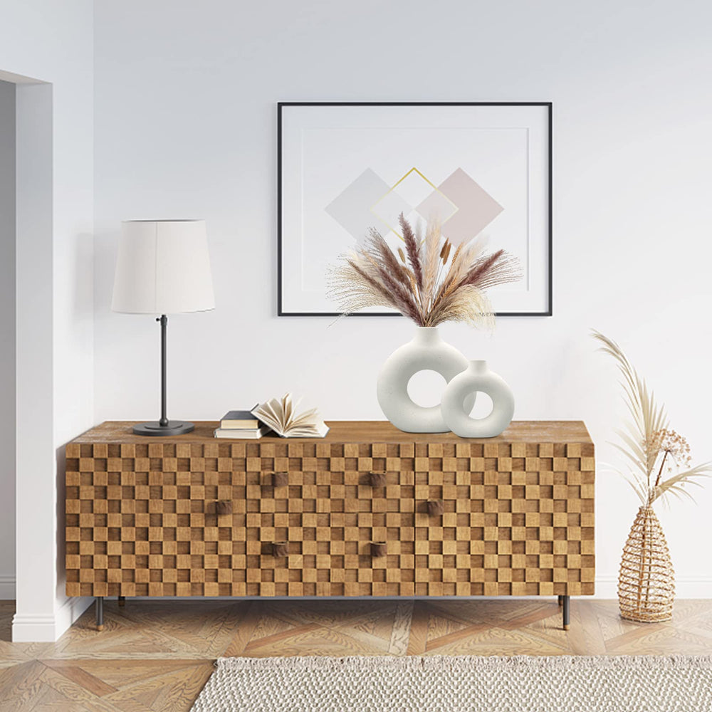 Modern Ceramic Vases (Set of 2) - From Where - 