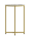 Modern Clear Glass End Table - From Where - 