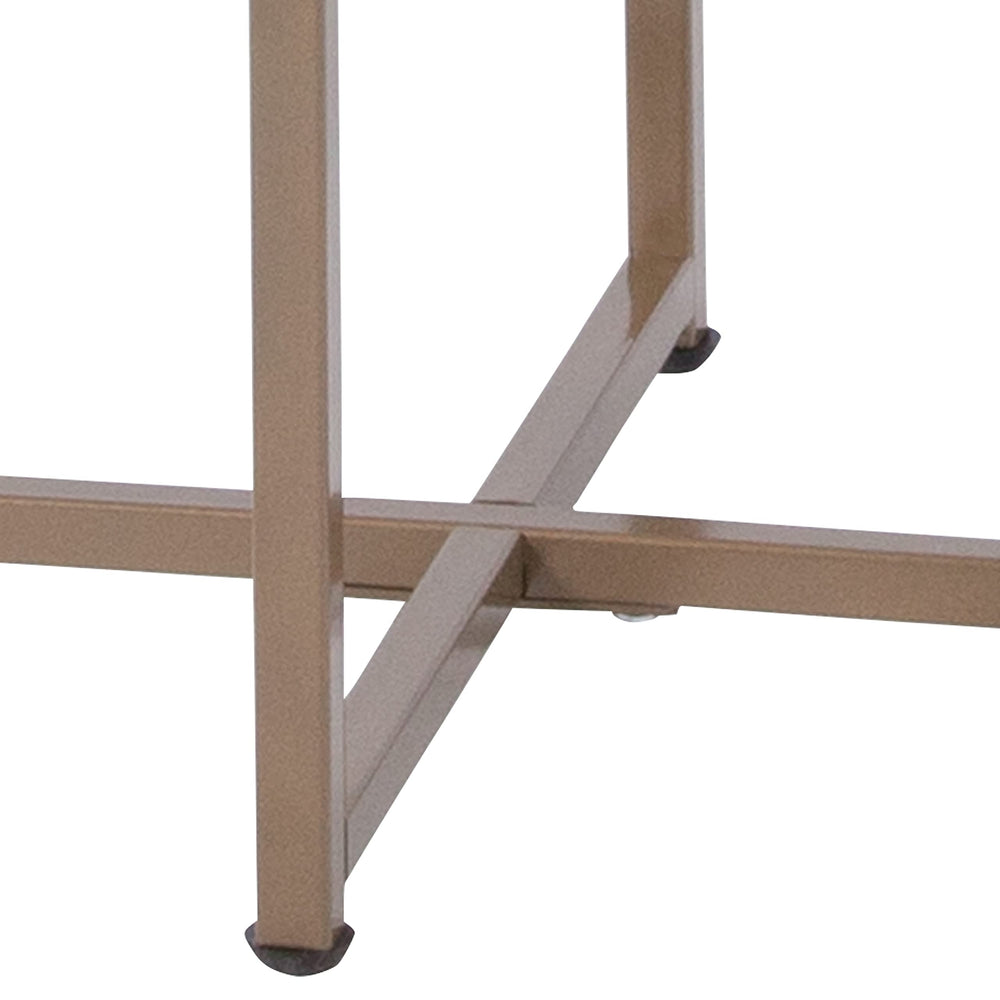 Modern Clear Glass End Table - From Where - 