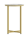 Modern Clear Glass End Table - From Where - 