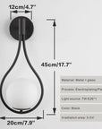 Modern Globe Wall Sconce (Set of 2) - From Where - 