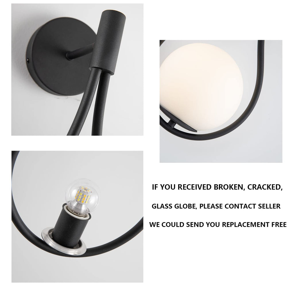 Modern Globe Wall Sconce (Set of 2) - From Where - 