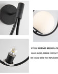 Modern Globe Wall Sconce (Set of 2) - From Where - 