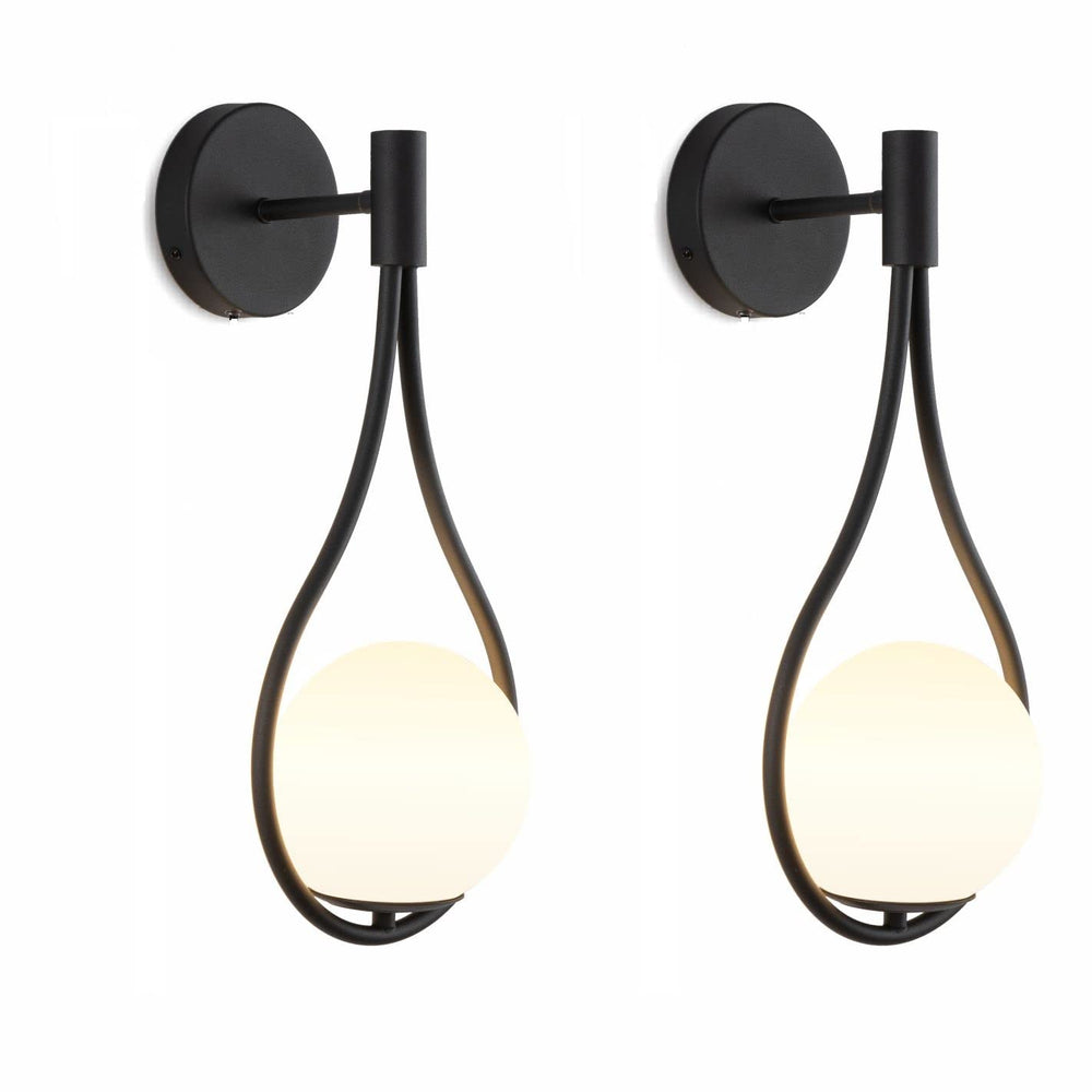Modern Globe Wall Sconce (Set of 2) - From Where - 