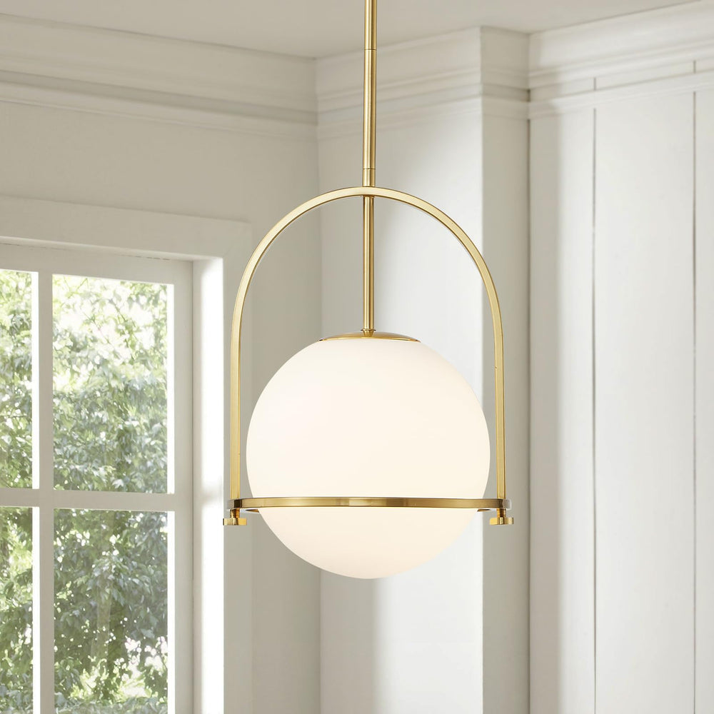 Modern Gold Globe Pendant Light - From Where - 