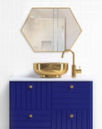 Modern Hexagon Wall Mirror - From Where - 