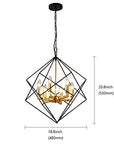 Modern Industrial Chandelier - From Where Finds - 