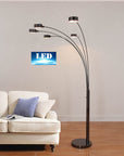 Modern Led 88" 5 - Arched Floor Lamp - From Where - 