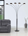 Modern Led 88" 5 - Arched Floor Lamp - From Where - 