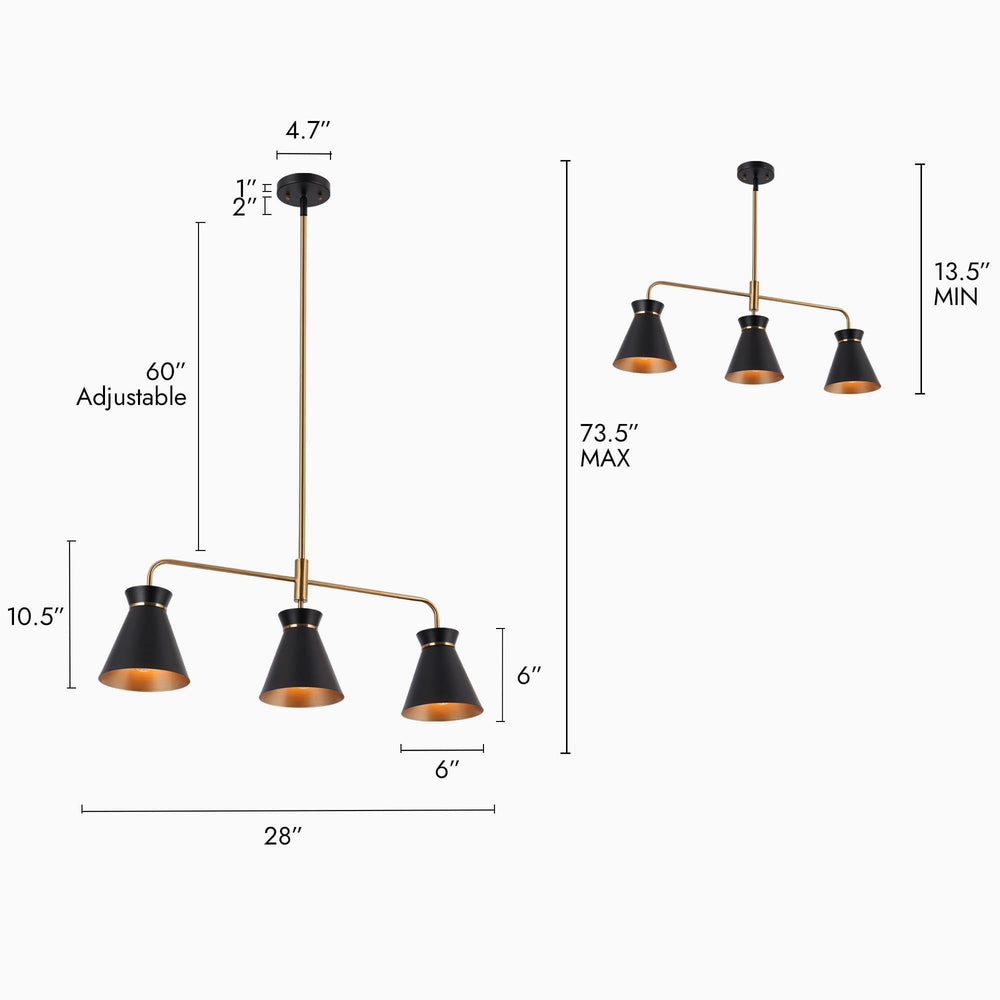 Modern Linear Pendant Light - From Where - 