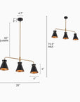Modern Linear Pendant Light - From Where - 