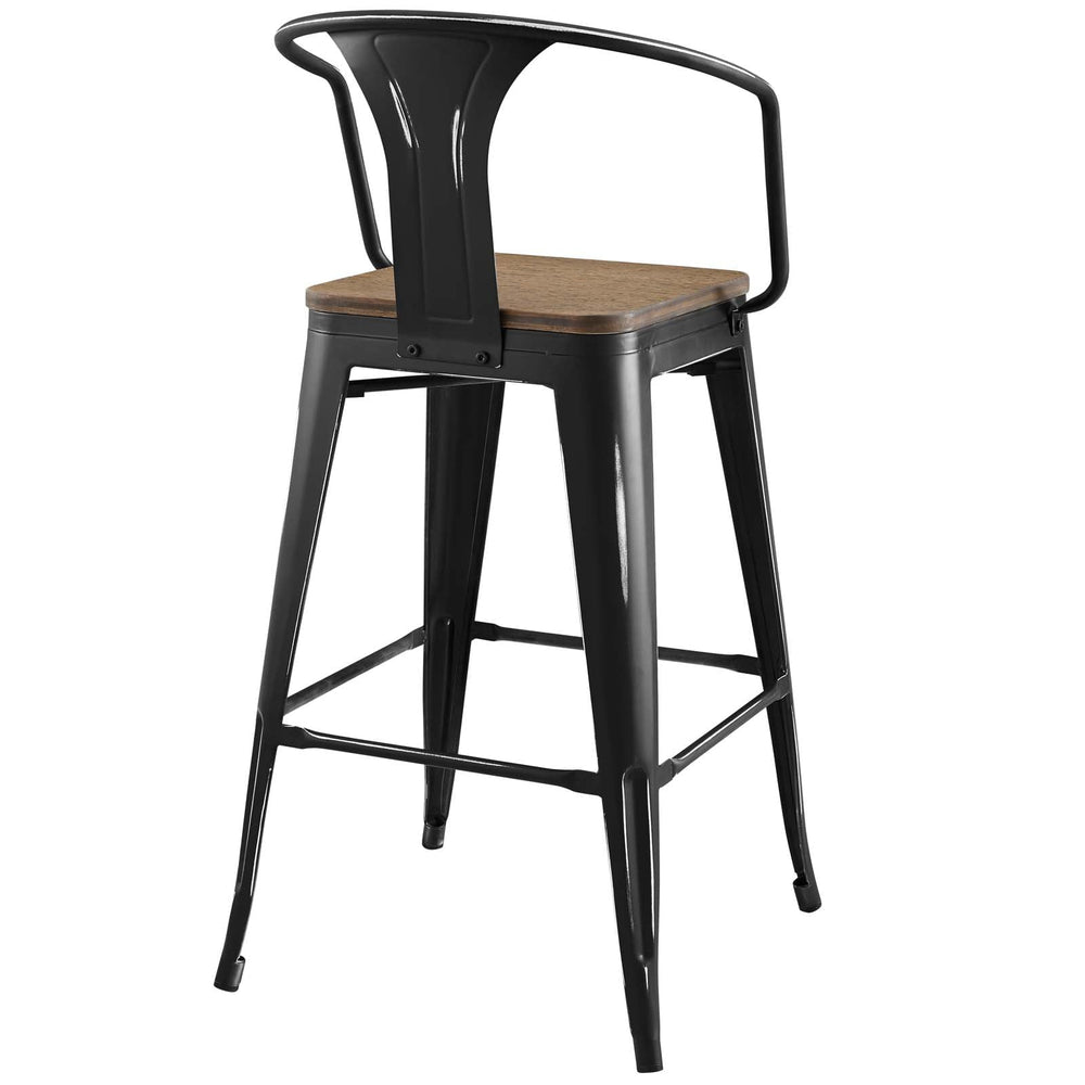 Modern Metal Bar Stools (Set of 4) - From Where - 