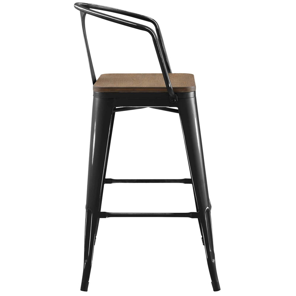 Modern Metal Bar Stools (Set of 4) - From Where - 