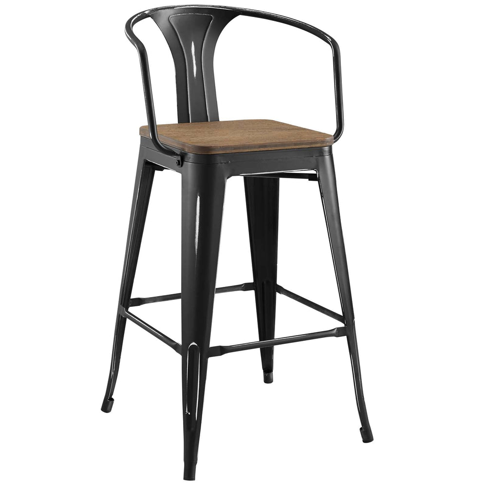 Modern Metal Bar Stools (Set of 4) - From Where - 