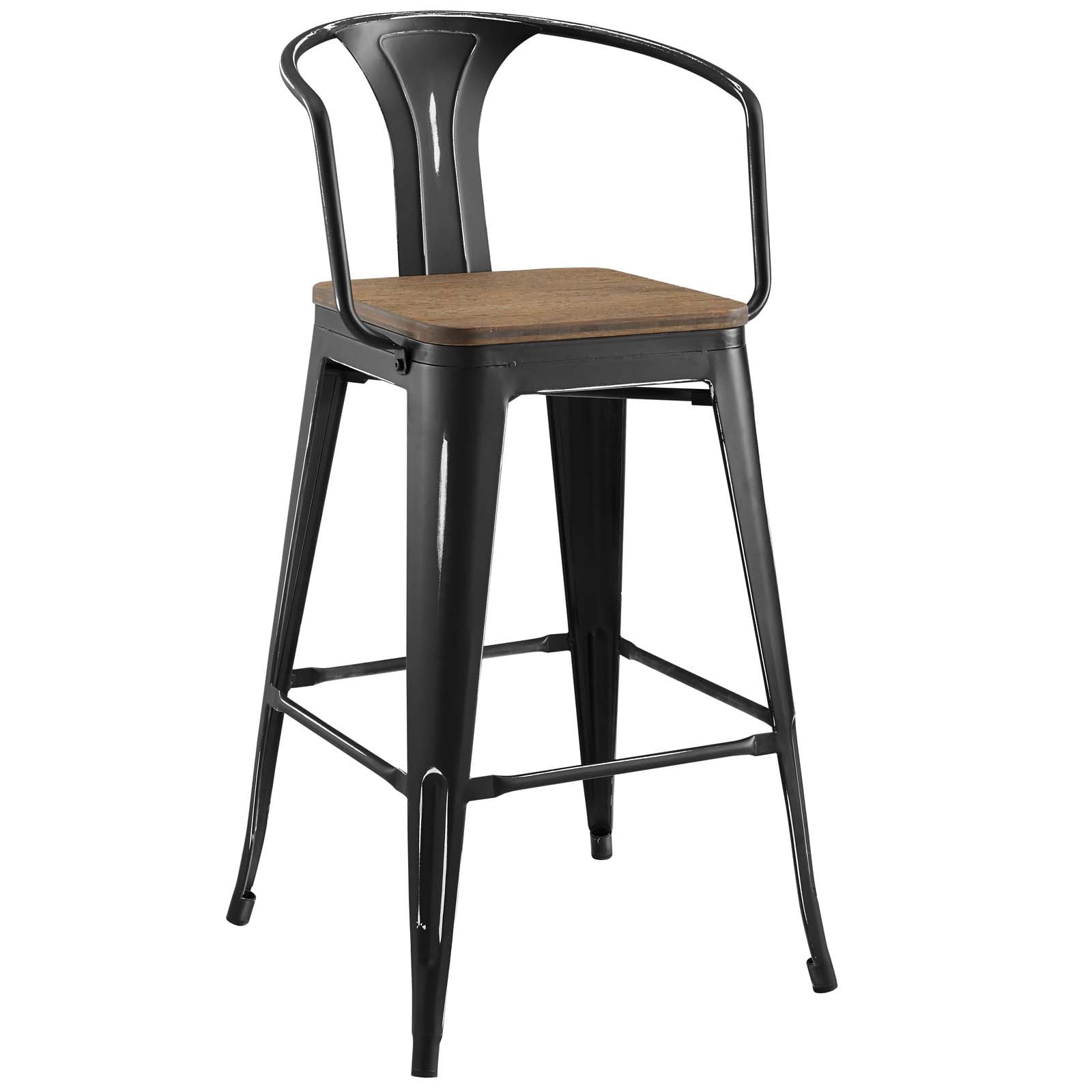Modern Metal Bar Stools (Set of 4) - From Where - 