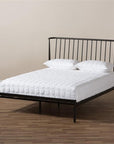 Modern Metal Spindle Platform Bed - From Where - 
