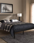 Modern Metal Spindle Platform Bed - From Where - 
