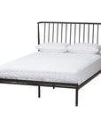Modern Metal Spindle Platform Bed - From Where - 