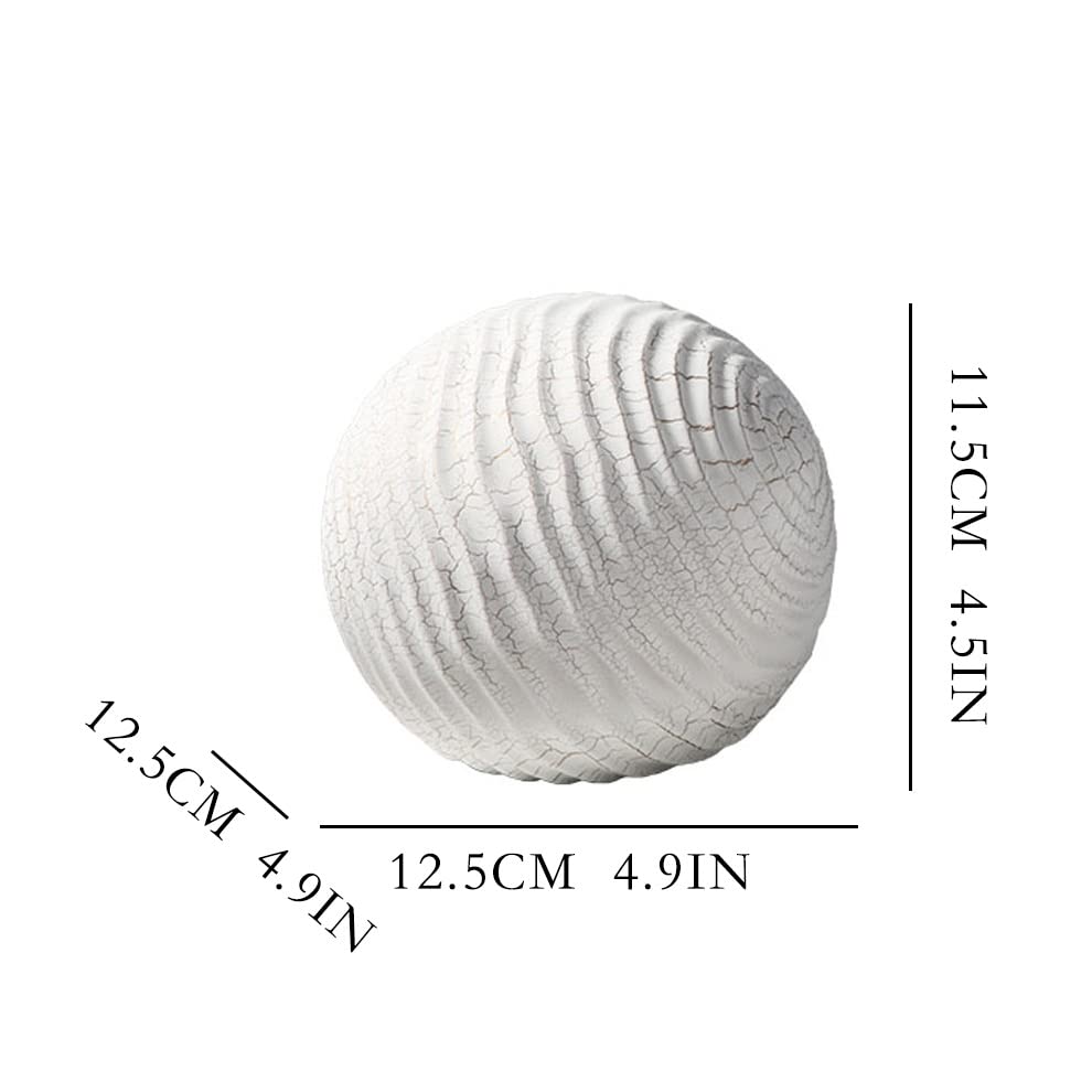 Modern Minimalist Light Luxury Striped Spherical Decoration - From Where - 