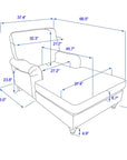 Modern Oversized Chaise Lounge Chair - From Where - 