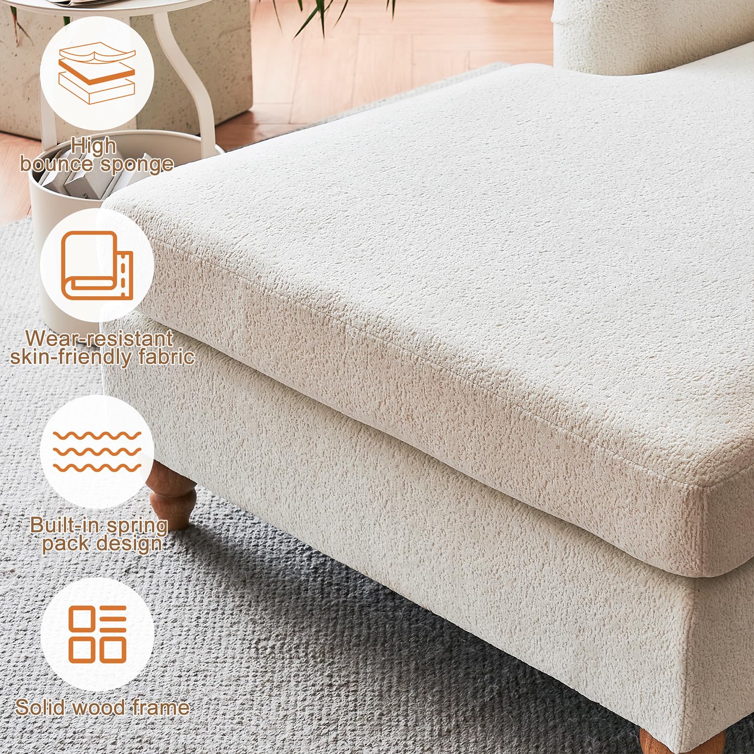 Modern Oversized Chaise Lounge Chair - From Where - 