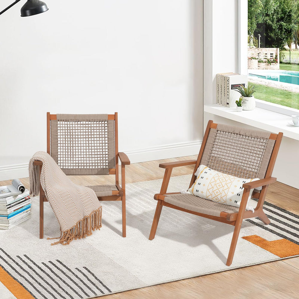 Modern Patio Lounge Chair (Set of 2) - From Where - 