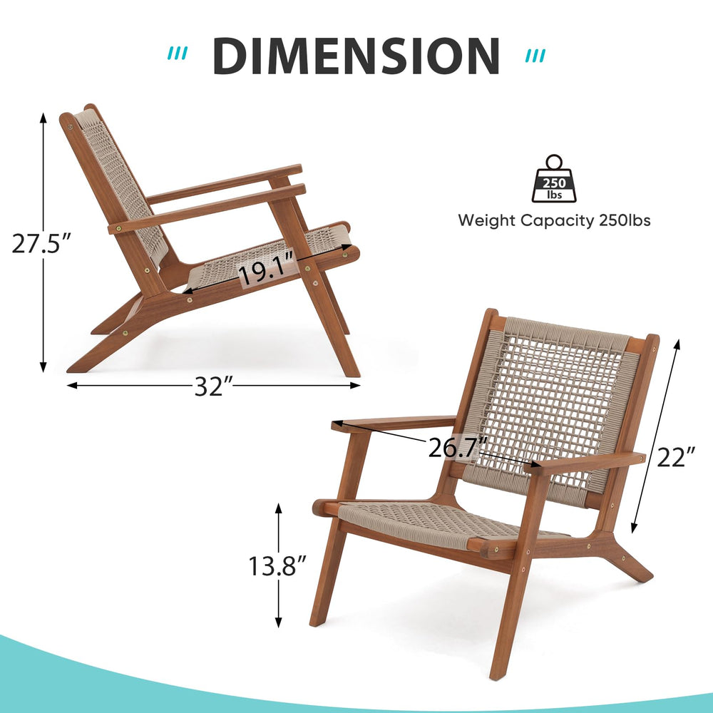 Modern Patio Lounge Chair (Set of 2) - From Where - 