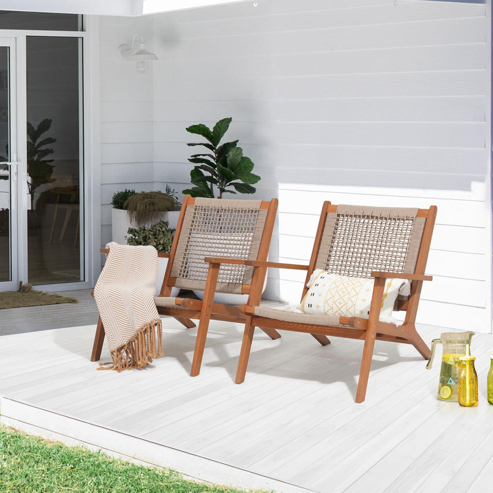 Modern Patio Lounge Chair (Set of 2) - From Where - 