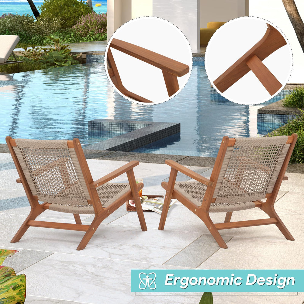 Modern Patio Lounge Chair (Set of 2) - From Where - 
