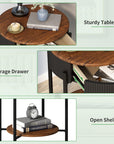 Modern Side Table with Drawer - From Where - 