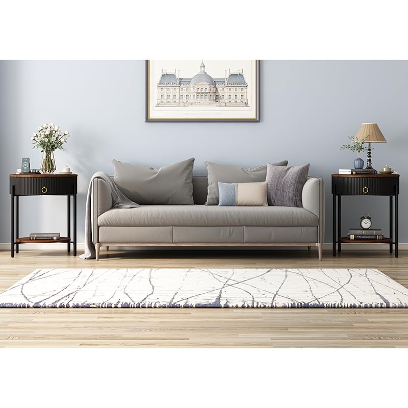 Modern Side Table with Drawer - From Where - 