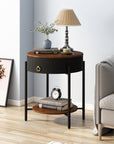 Modern Side Table with Drawer - From Where - 