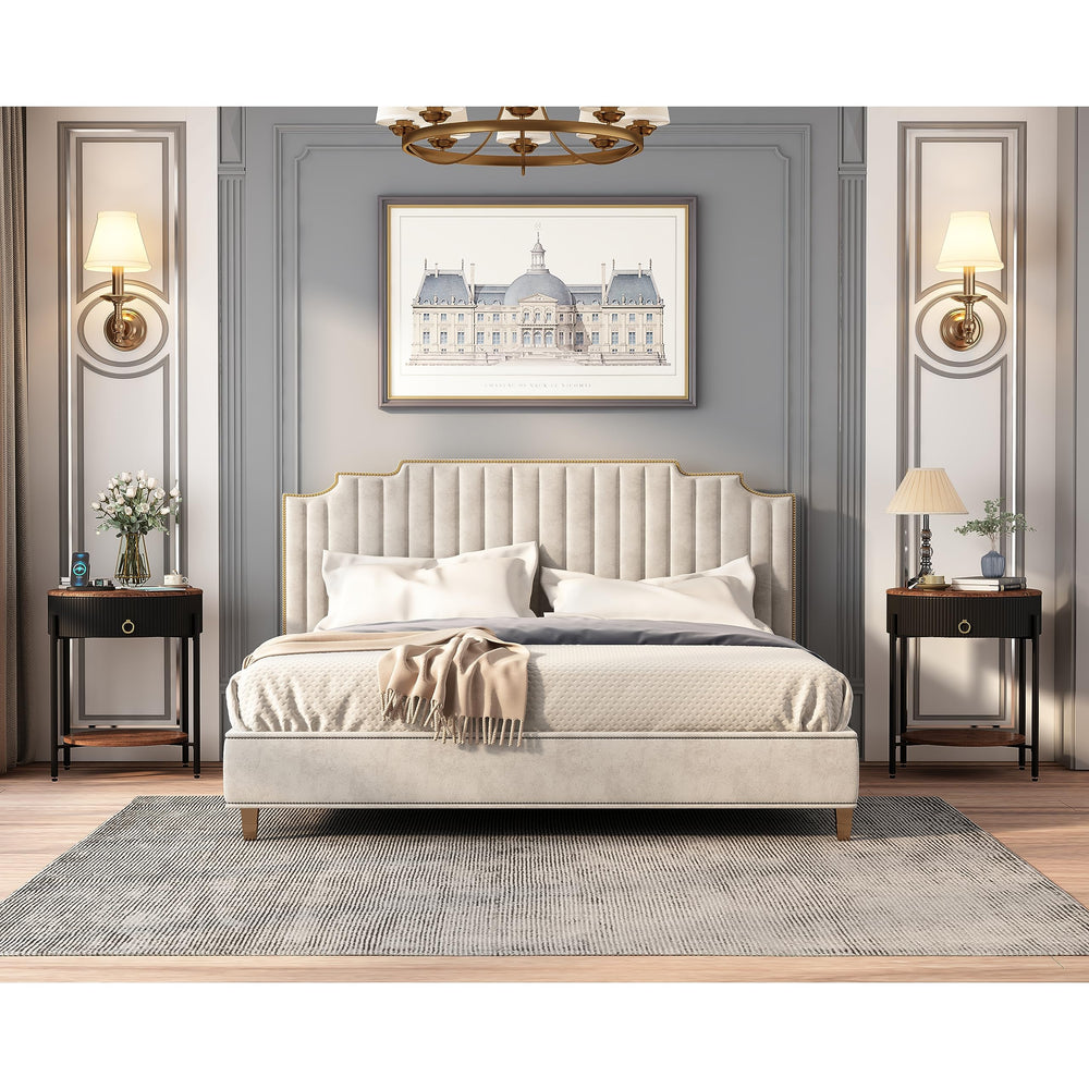 Modern Side Table with Drawer - From Where - 