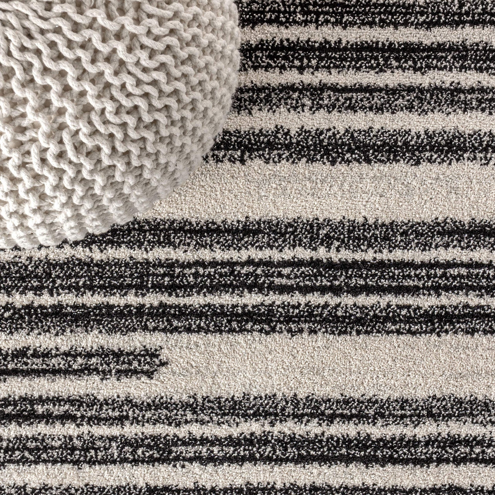 Modern Stripe Area Rug - From Where - 