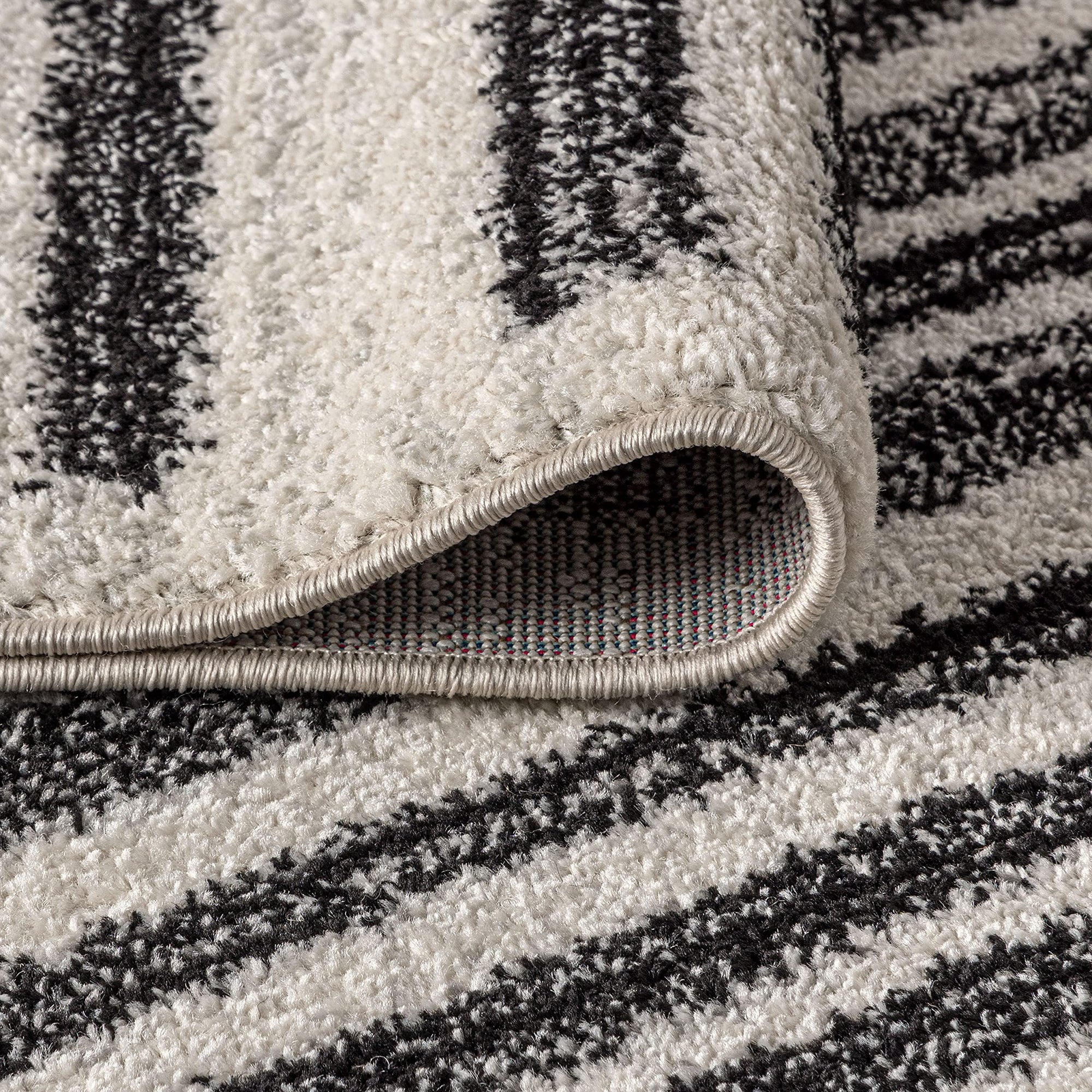 Modern Stripe Area Rug - From Where - 