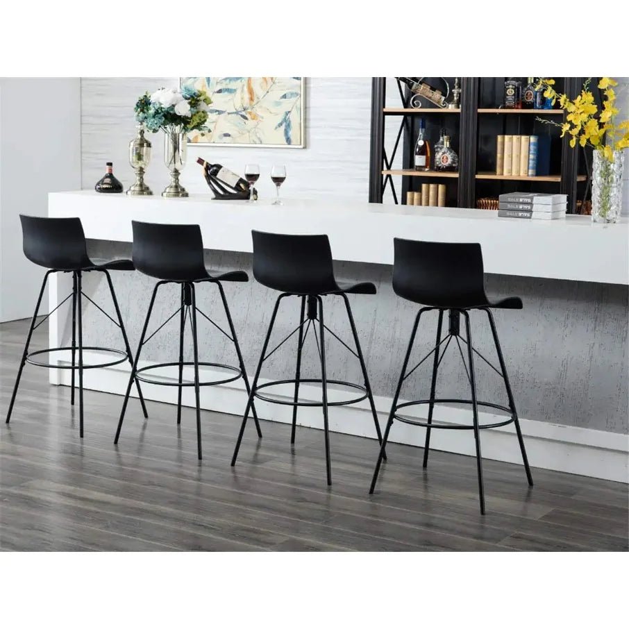 Modern Swivel Bar Stools (Set of 4) - From Where - 
