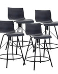 Modern Swivel Bar Stools (Set of 4) - From Where - 
