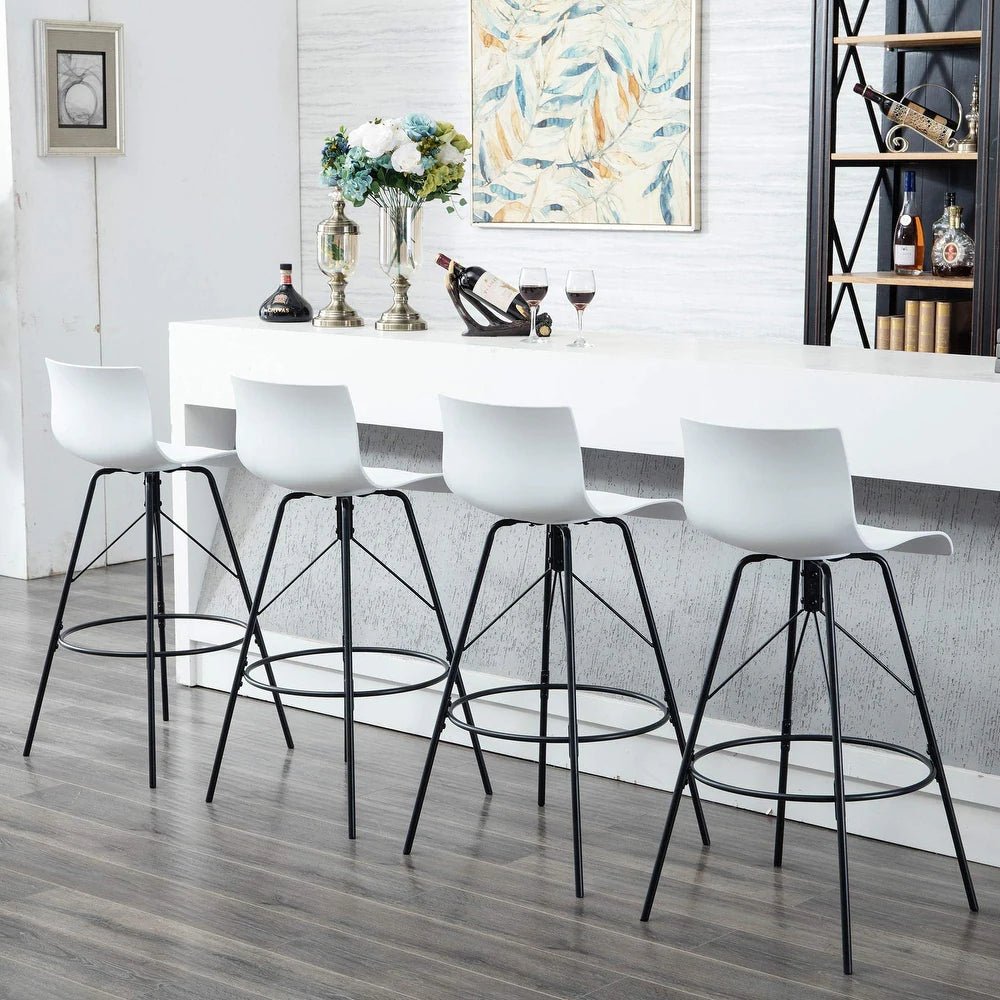 Modern Swivel Bar Stools (Set of 4) - From Where - 