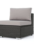 Modern Wicker Chaise Lounge - From Where - 