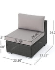 Modern Wicker Chaise Lounge - From Where - 