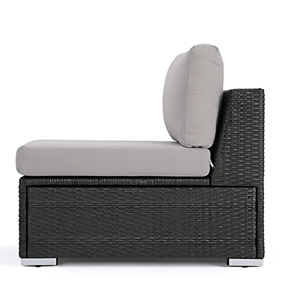 Modern Wicker Chaise Lounge - From Where - 