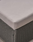 Modern Wicker Chaise Lounge - From Where - 