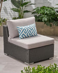 Modern Wicker Chaise Lounge - From Where - 