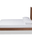 Modern Wood Full Size Platform Bed - From Where - 