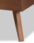 Modern Wood Full Size Platform Bed - From Where - 